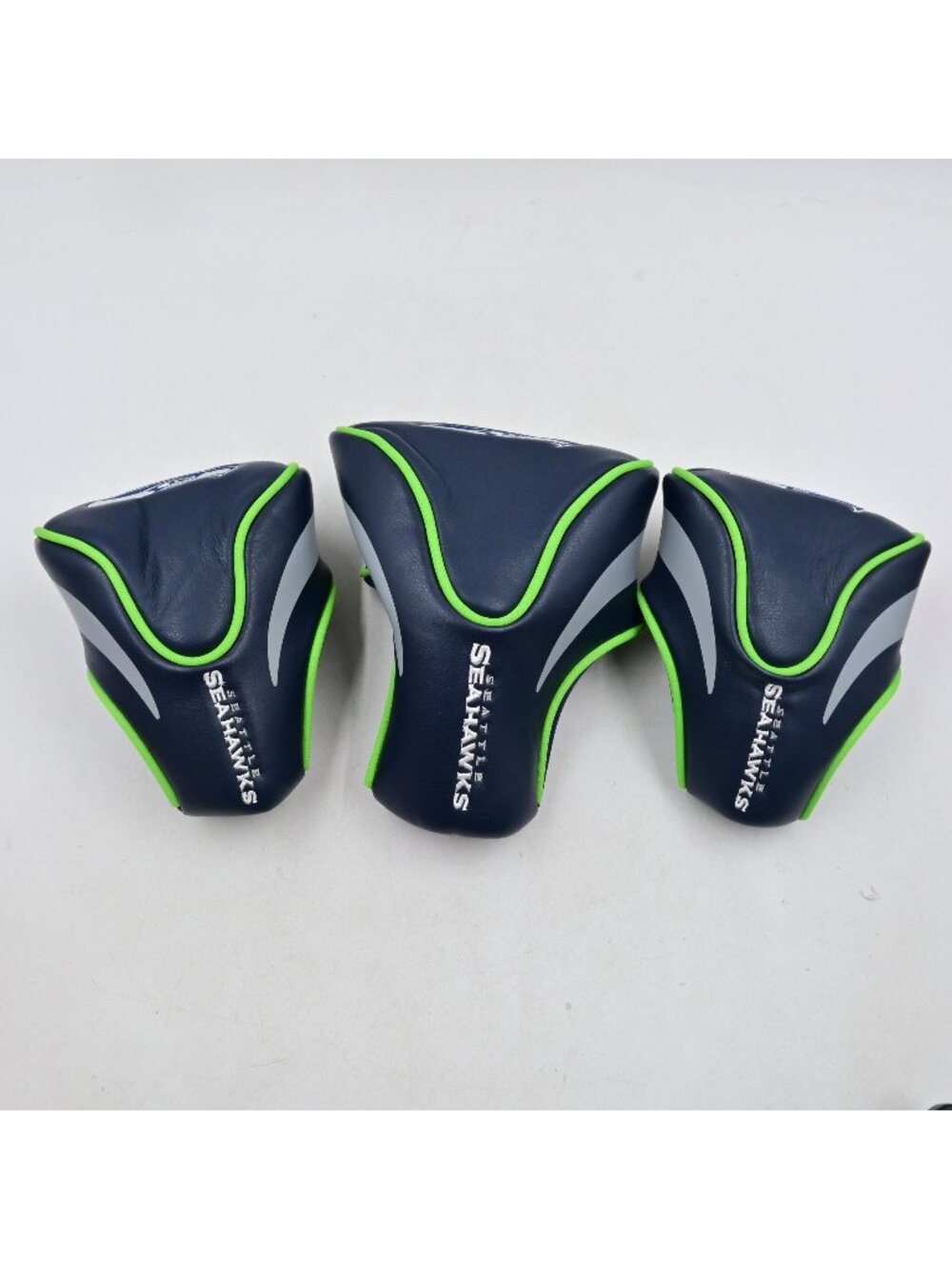 NFL Seattle Seahawks Golf Club Headcovers Set Of 3 Driver Fairway Hybrid Navy